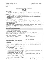 Tuần 9 giáo án lớp 1 soạn theo định hướng phát triển năng lực học sinh