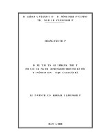 Đề xuất một số giải pháp kỹ thuật phục hồi rừng thứ sinh nghèo trên núi đá vôi tại vùng đệm vườn quốc gia cát bà 