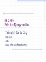 MPP8 532 l0506v phan tich do nhay va rui ro  nguyen xuan thanh 2016 07 15 16322208 