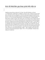 Kinh tế nhật bản giai đoạn phát triển thần kỳ