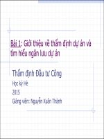 MPP8 532 l01v gioi thieu ve tham dinh du an va tim hieu ngan luu du an  nguyen xuan thanh 2016 06 30 16464261 