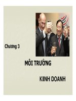 Quản trị kinh doanh chương 3 