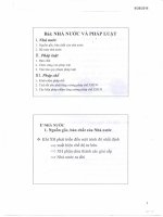 Bài Giảng Nhà Nước và Pháp Luật_Ôn tập thi tuyển Công chức Thành phố Hồ Chí Minh Năm 2016_Phần Kiến Thức Chung _Học viện Cán Bộ TP.HCM