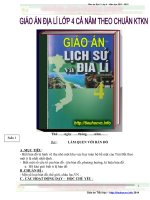 Giáo án địa lí lớp 4 cả năm theo chuẩn KTKN 