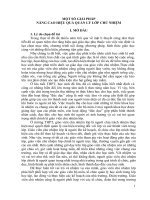 skkn một số giải pháp xây dựng tập thể lớp vững mạnh trong công tác chủ nhiệm học sinh THPT ở miền núi 