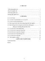 Một số phương pháp giải toán hình học không gian ở trường THPT 