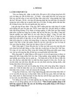 Một số kinh nghiệm dùng sơ đồ khối dạy nguyên lý làm việc của các hệ thống trong phần động cơ đốt trong ở trường THPT triệu sơn 2 