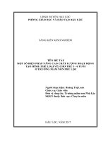 skkn một số biện pháp nâng cao chất lượng tạo hình (5   6 tuổi) thông qua hoạt động vẽ 