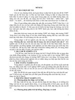 Hướng dẫn học sinh làm bài thi dạng câu hỏi lý thuyết môn địa lý 