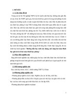 Hướng dẫn học sinh xây dựng, mở rộng bài toán hình học giải tích từ bài toán hình học phẳng 