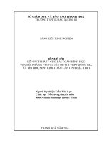 Gỡ “nút thắt” cho bài toán hình học tọa độ phẳng trong các đề thi THPT quốc gia và thi học sinh giỏi toán cấp tỉnh bậc THPT 