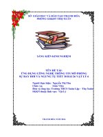 Ứng dụng công nghệ thông tin mô phỏng sự bay hơi và ngưng tụ tiết 30 bài 26 vật lý 6  