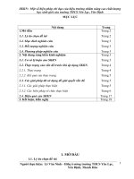 Một số biện pháp chỉ đạo của hiệu trưởng nhằm nâng cao chất lượng học sinh giỏi của trường THCS yên lạc, yên định huyện yên định 