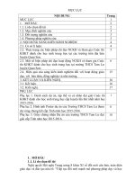 Một số biện pháp chỉ đạo hoạt động nghiên cứu khoa học và tham gia cuộc thi khoa học kỹ thuật dành cho học sinh trung học đạt hiệu quả cao tại trường THCS tam lư huyện quan sơn 