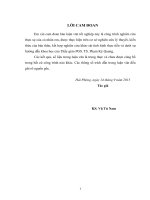 Nghiên cứu đề xuất quy trình vận hành và khai thác hệ thống quản lý hành hải tàu biển (VTS) luồng hải phòng 