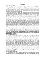 Đổi mới phương pháp chỉ đạo tổ khoa học xã hội nhằm nâng cao chất lượng dạy và học ở trường THCS nga trường  nga sơn, giai đoạn 2015   2017 