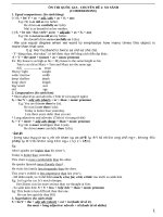 COMPARISONS SO SÁNH TRONG TIẾNG ANH