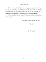 Nghiên cứu xây dựng phương pháp hiệu chỉnh hợp lý sự làm việc của hệ thống phân phối khí và nhiên liệu động cơ diesel tàu thủy 