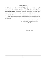 Một số biện pháp nâng cao chất lượng nguồn nhân lực tại công ty trách nhiệm hữu hạn một thành viên khai thác công trình thủy lợi đa độ 