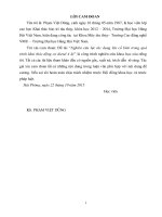 Nghiên cứu lực tác dụng lên cổ biên trong quá trình khai thác động cơ diesel 4 kỳ 