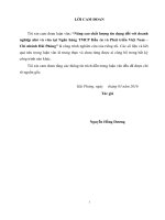 Nâng cao chất lượng tín dụng đối với doanh nghiệp nhỏ và vừa tại ngân hàng TMCP đầu tư và phát triển việt nam – chi nhánh hải phòng 