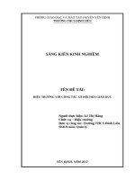 Hiệu trưởng với công tác xã hội hóa giáo dục 
