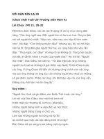 suy niêm lời Chúa hối hận nên lại đi