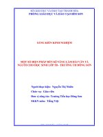 Một số biện pháp rèn kỹ năng làm bài văn tả người cho học sinh lớp 5b   trường tiểu học đông sơn   bỉm sơn 