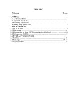 Kinh nghiệm sử dụng bản đồ tư duy trong giảng dạy hóa học lớp 8 THCS 