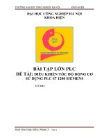 Bài tập lớn điều khiển tốc độ động cơ sử dụng bộ đếm xung(HSC), PID và phát xung PWM của s7 1200