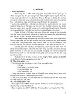 Một số kinh nghiệm về thiết kế và tổ chức trò chơi trong dạy học toán 4 