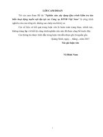 Nghiên cứu xây dựng quy trình kiểm tra tàu biển hoạt động tuyến nội địa tại các cảng vụ ĐTNĐ việt nam 