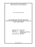 Một số biện pháp giúp học sinh lớp 5a   trường tiểu học đông sơn phân biệt từ đồng âm với từ nhiểu nghĩa 