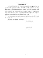 Nghiên cứu xây dựng chương trình đào tạo giáo dục nghề nghiệp hệ cao đẳng điều khiển tàu biển tại trƣờng cao đẳng hàng hải 1 