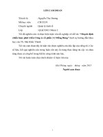 Hoạch định chiến lược phát triển công ty cổ phần 3 2 hồng bàng 