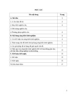 Đổi mới tổ chức dạy học kết hợp đổi mới đánh giá nâng cao hiệu quả các bài học thực hành môn công nghệ lớp 6   