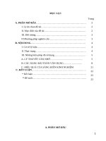 Kinh nghiệm nhỏ trong dạy học phần chuyển động cơ học 