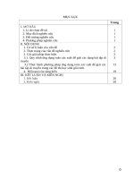 Hướng dẫn học sinh ứng dụng toán xác suất vào giải bài tập di truyền trong bồi dưỡng học sinh giỏi lớp 9 