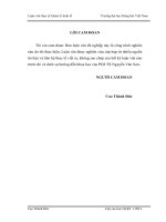 Hoàn thiện quản lý thu thuế giá trị gia tăng các doanh nghiệp tại chi cục thuế huyện tiên lãng 