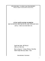 Một số phương pháp bồi dưỡng HS giỏi toán lớp 4,5  phần so sánh phân số 