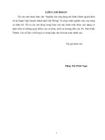 Nghiên cứu ứng dụng mô hình chính quyền điện tử tại quận ngô quyền thành phố hải phòng 