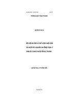 Điều kiện ăn uống và chất lượng cuộc sống của người rối loạn men gan được quản lý chăm sóc tại nhà ở huyện tiền hải, thái bình 