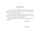 Một số giải pháp chủ yếu nhằm nâng cao hiệu quả kinh doanh của công ty TNHH sao hải phòng 