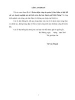 Hoàn thiện công tác quản lý bảo hiểm xã hội đối với các doanh nghiệp vận tải biển trên địa bàn thành phố hải phòng 