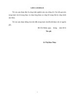 Một số giải pháp nhằm hoàn thiện công tác quản lý nhà nước về quản lý chất thải rắn sinh hoạt tại quận gò vấp năm 2016 2020 