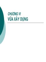 chuong 6 Vữa xây dựng