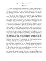 Một số kinh nghiệm xây dựng các lớp bồi dưỡng kiến thức, nhằm đem lại hiệu quả trong việc xây dựng nông thôn mới, tại trung tâm học tập cộng đồng xã xuân thành   thọ xuân 