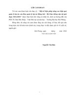 Một số biện pháp nâng cao hiệu quả quản lý dự án của ban quản lý dự án hàng hải   bộ giao thông vận tải giai đoạn 2016 2020 