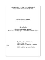 Sử dụng bài giảng điện tử để nâng cao hiệu quả bài lí thuyết tin học 7  