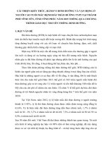 CẢI THIỆN KIẾN THỨC, HÀNH VI DINH DƯỠNG VÀ VẬN ĐỘNG Ở NGƯỜI CAO TUỔI MẮC BỆNH ĐÁI THÁO ĐƯỜNG TYP2 TẠI THÀNH PHỐ VĨNH YÊN, TỈNH VĨNH PHÚC NĂM 2015 THÔNG QUA CHƯƠNG TRÌNH GIÁO DỤC TRUYỀN THÔNG DINH DƯỠNG.